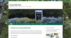 Desktop Screenshot of greathillspark.org